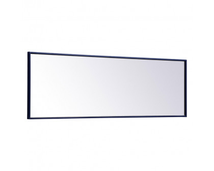 Elegant Wall Mirror - Blue, L 18" (MR4081BL)