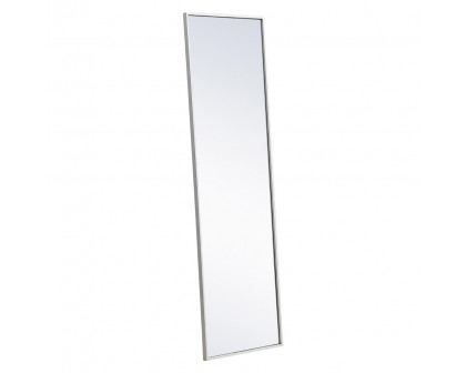 Elegant Wall Mirror - White, L 18" (MR4081WH)