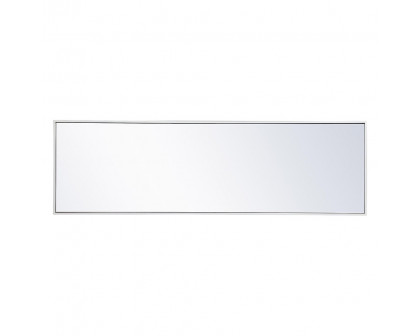 Elegant Wall Mirror - White, L 18" (MR4081WH)