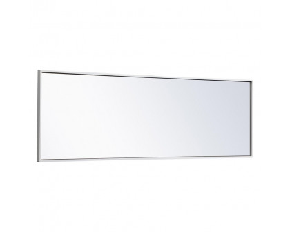 Elegant Wall Mirror - White, L 18" (MR4081WH)