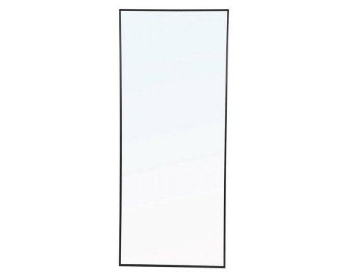 Elegant Wall Mirror - Black, L 30" (MR4084BK)