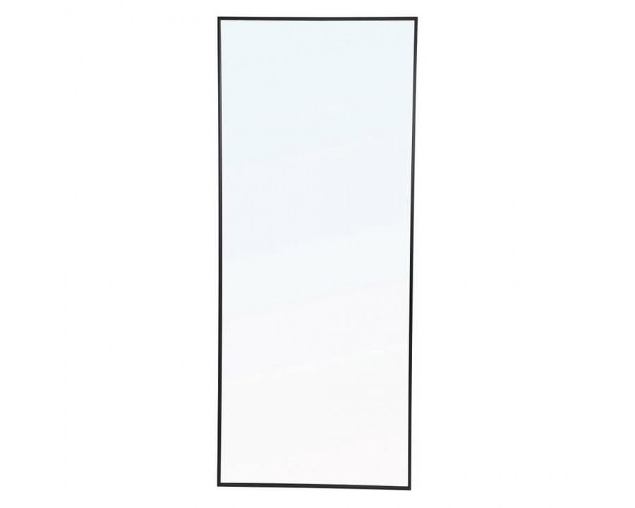 Elegant Wall Mirror - Black, L 30" (MR4084BK)