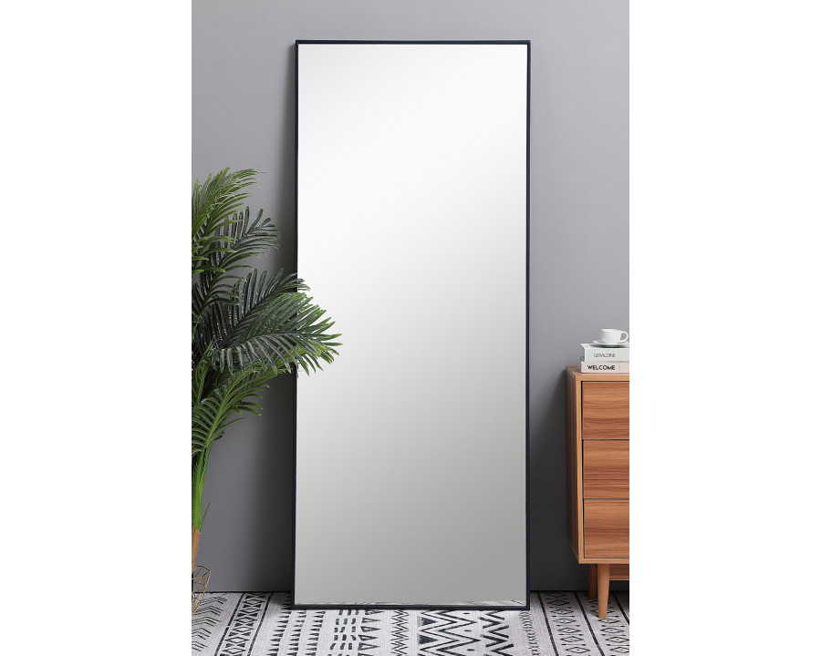 Elegant Wall Mirror - Blue, L 30" (MR4084BL)