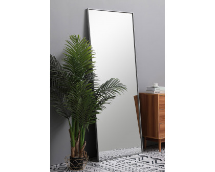 Elegant Wall Mirror - Gray, L 30" (MR4084GR)