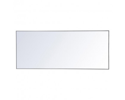 Elegant Wall Mirror - Gray, L 30" (MR4084GR)