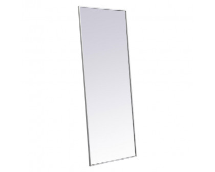 Elegant Wall Mirror - White, L 30" (MR4084WH)