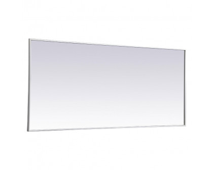 Elegant Wall Mirror - White, L 30" (MR4084WH)