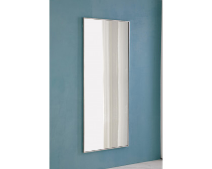 Elegant Wall Mirror - Silver, L 30" (MR4086S)