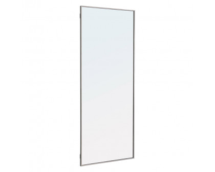 Elegant Wall Mirror - Silver, L 30" (MR4086S)