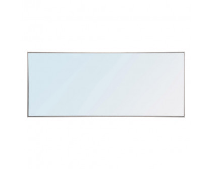 Elegant Wall Mirror - Silver, L 30" (MR4086S)