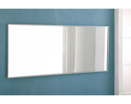 Elegant Wall Mirror - Silver, L 30" (MR4086S)