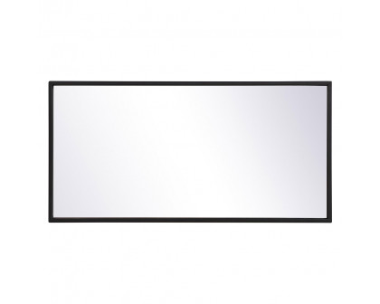 Elegant Wall Mirror - Black, L 28" (MR41428BK)