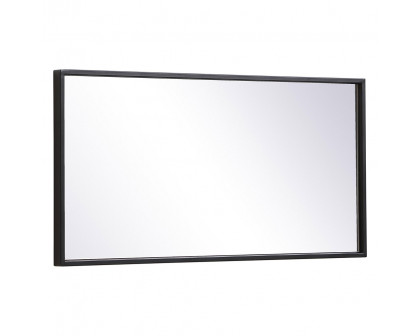 Elegant Wall Mirror - Black, L 28" (MR41428BK)