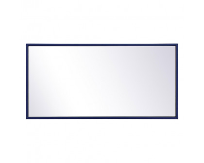 Elegant Wall Mirror - Blue, L 28" (MR41428BL)