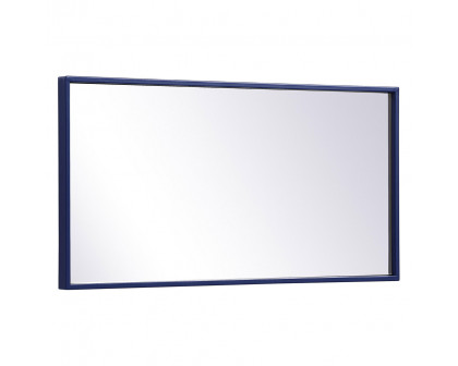 Elegant Wall Mirror - Blue, L 28" (MR41428BL)