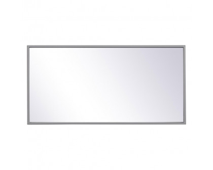 Elegant Wall Mirror - Gray, L 28" (MR41428GR)