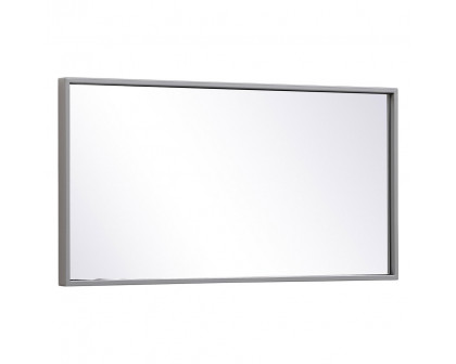 Elegant Wall Mirror - Gray, L 28" (MR41428GR)