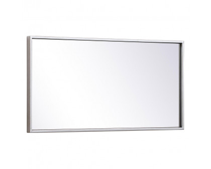 Elegant Wall Mirror - Silver, L 28" (MR41428S)