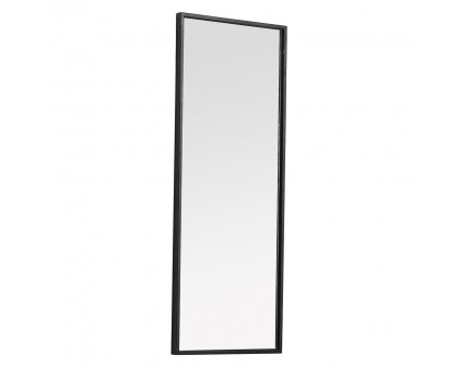 Elegant Wall Mirror - Black, L 14" (MR41436BK)