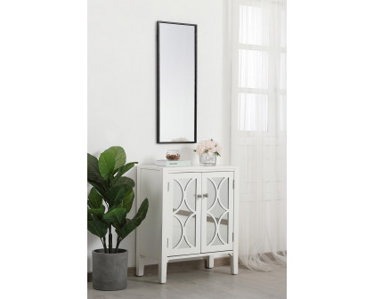 Elegant Wall Mirror - Black, L 14" (MR41436BK)