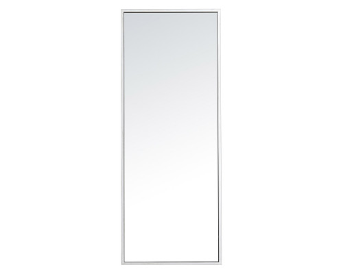 Elegant Wall Mirror - Silver, L 14" (MR41436S)