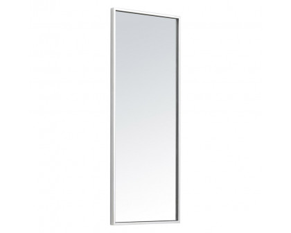 Elegant Wall Mirror - Silver, L 14" (MR41436S)