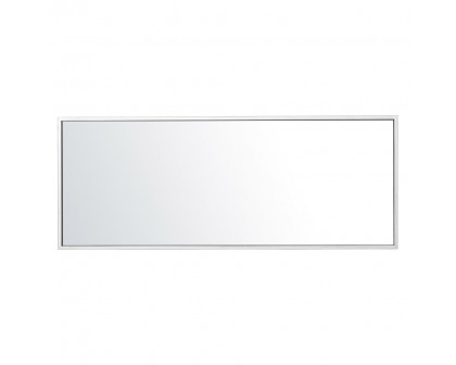 Elegant Wall Mirror - Silver, L 14" (MR41436S)