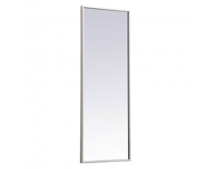 Elegant Wall Mirror - White, L 14" (MR41436WH)