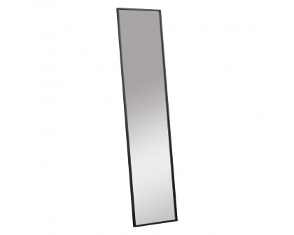 Elegant 14" Metal Frame Rectangle Mirror - Black (MR41460BK)