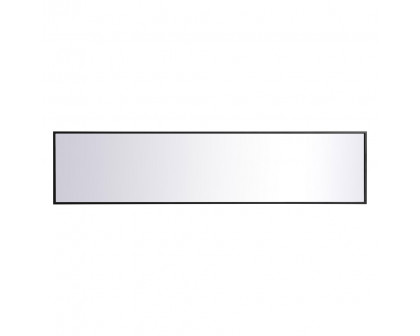 Elegant 14" Metal Frame Rectangle Mirror - Black (MR41460BK)