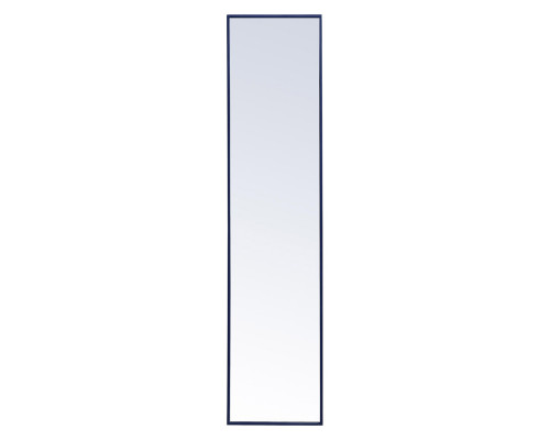 Elegant 14" Metal Frame Rectangle Mirror - Blue (MR41460BL)