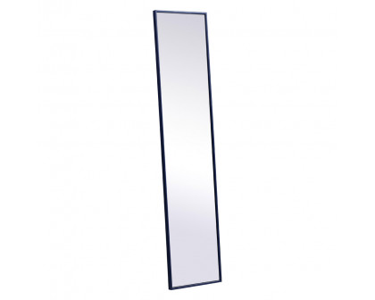 Elegant 14" Metal Frame Rectangle Mirror - Blue (MR41460BL)