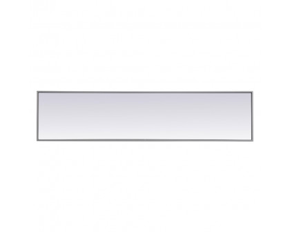 Elegant 14" Metal Frame Rectangle Mirror - Gray (MR41460GR)