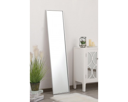 Elegant 14" Metal Frame Rectangle Mirror - Silver (MR41460S)