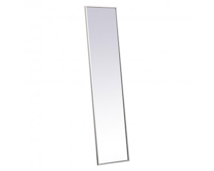 Elegant 14" Metal Frame Rectangle Mirror - Silver (MR41460S)