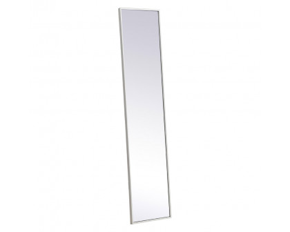 Elegant 14" Metal Frame Rectangle Mirror - White (MR41460WH)