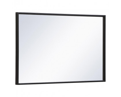 Elegant Wall Mirror - Black, L 28" (MR41828BK)