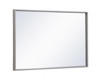 Elegant Wall Mirror - Gray, L 28" (MR41828GR)