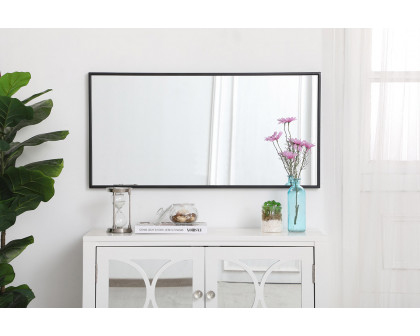 Elegant Wall Mirror - Black, L 18" (MR41836BK)