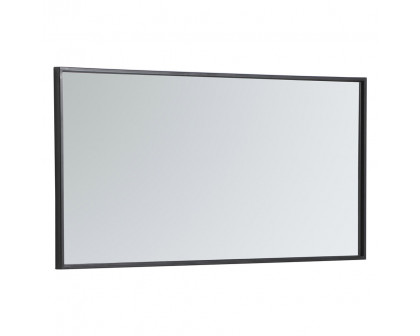 Elegant Wall Mirror - Black, L 18" (MR41836BK)