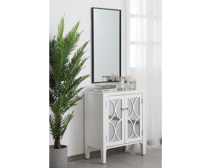 Elegant Wall Mirror - Black, L 18" (MR41836BK)