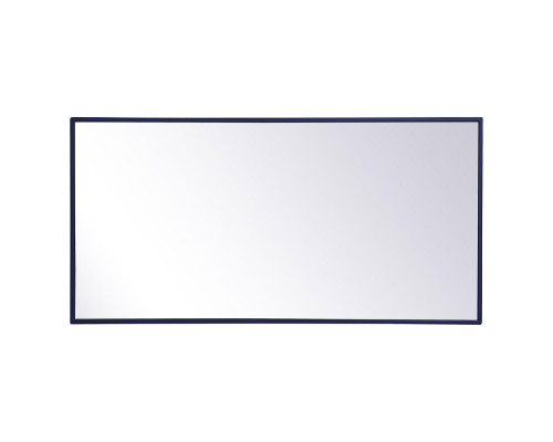 Elegant Wall Mirror - Blue, L 18" (MR41836BL)