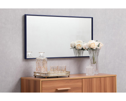 Elegant Wall Mirror - Blue, L 18" (MR41836BL)