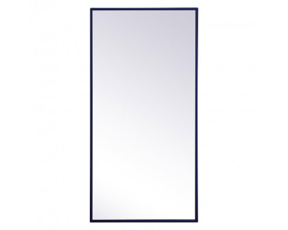 Elegant Wall Mirror - Blue, L 18" (MR41836BL)