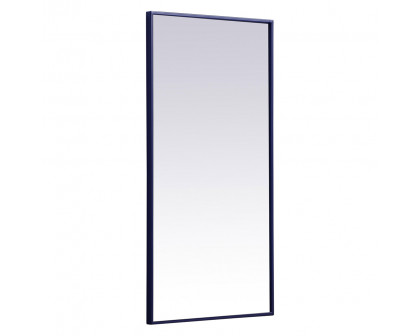 Elegant Wall Mirror - Blue, L 18" (MR41836BL)