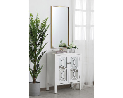 Elegant Wall Mirror - Brass, L 18" (MR41836BR)