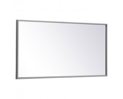 Elegant Wall Mirror - Gray, L 18" (MR41836GR)