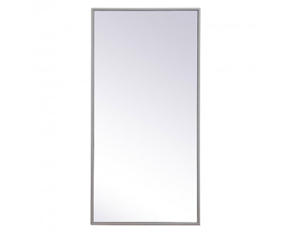 Elegant Wall Mirror - Gray, L 18" (MR41836GR)