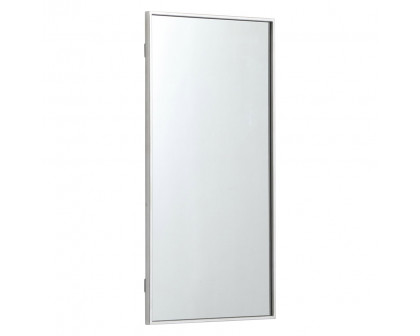 Elegant Wall Mirror - Silver, L 18" (MR41836S)