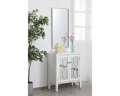 Elegant Wall Mirror - Silver, L 18" (MR41836S)